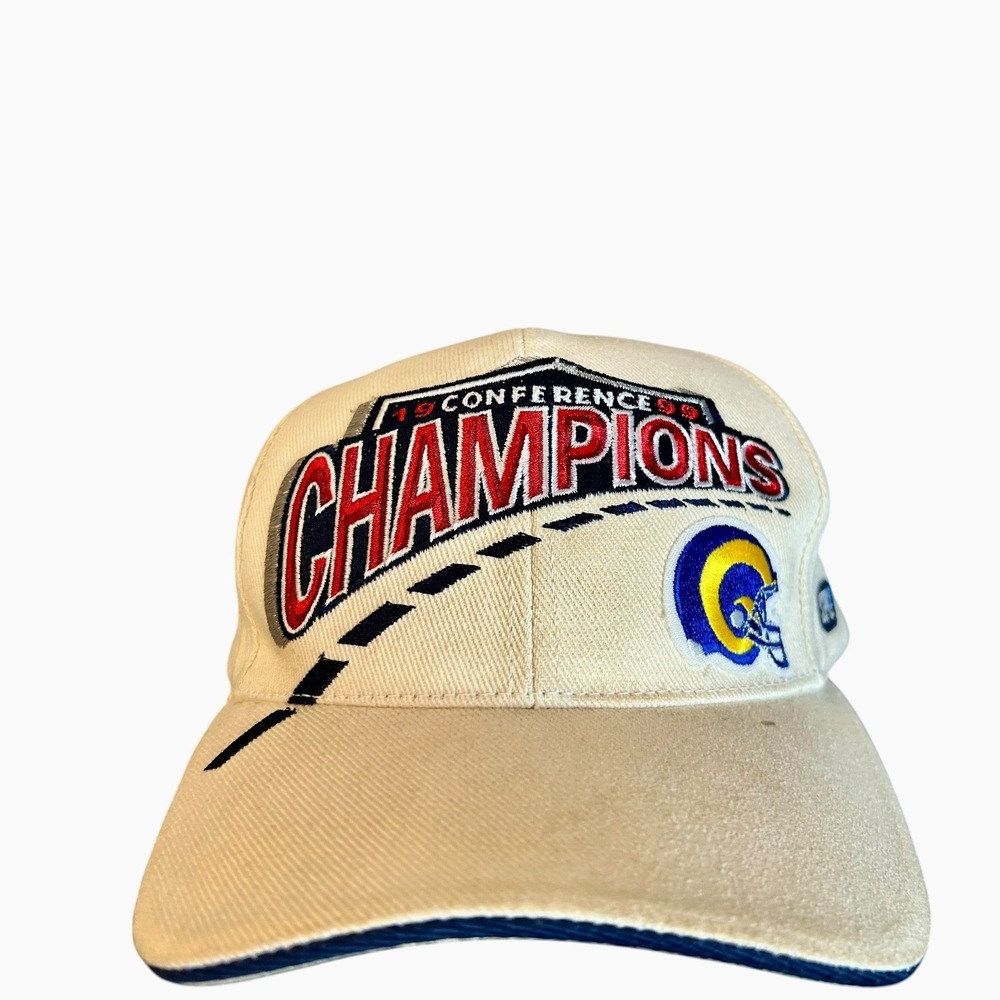 Vintage St. Louis Rams Hat 1999 NFC Conference Champions Cap SPL. 28 Atlanta